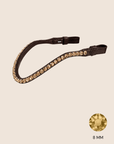 BROWBAND | LIGHT COLORADO TOPAZ, 8 MM | BROWN No. 53