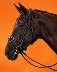 BRIDLE | DRESSAGE ROUND STITCHED | BLACK No. 10