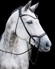NOSEBAND 4A | FLAT LACQUERED DROPPED | BLACK