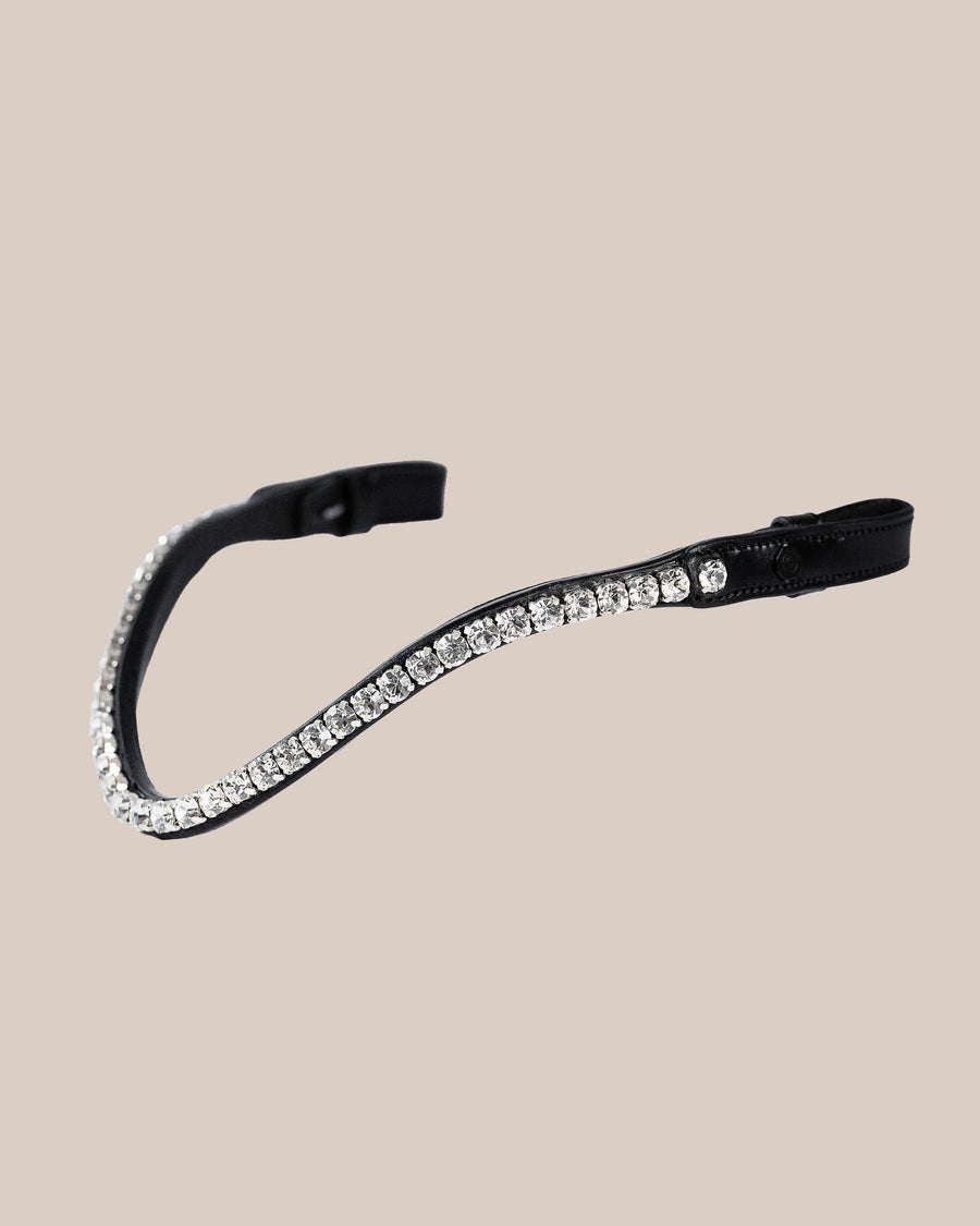 BROWBAND | CRYSTAL CLEAR, 8 MM | BLACK No. 53