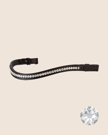 BROWBAND | CRYSTAL CLEAR, 6 MM | BROWN No. 52