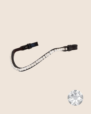 BROWBAND | CRYSTAL CLEAR, 8 MM | BROWN No. 53