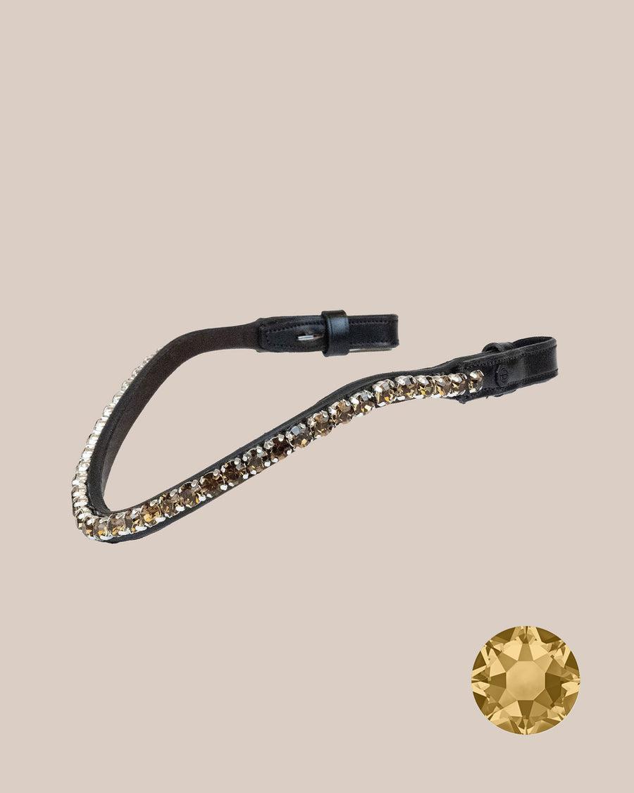 STIRNBAND | LIGHT COLORADO TOPAZ, 8 MM | SCHWARZ Nr. 53