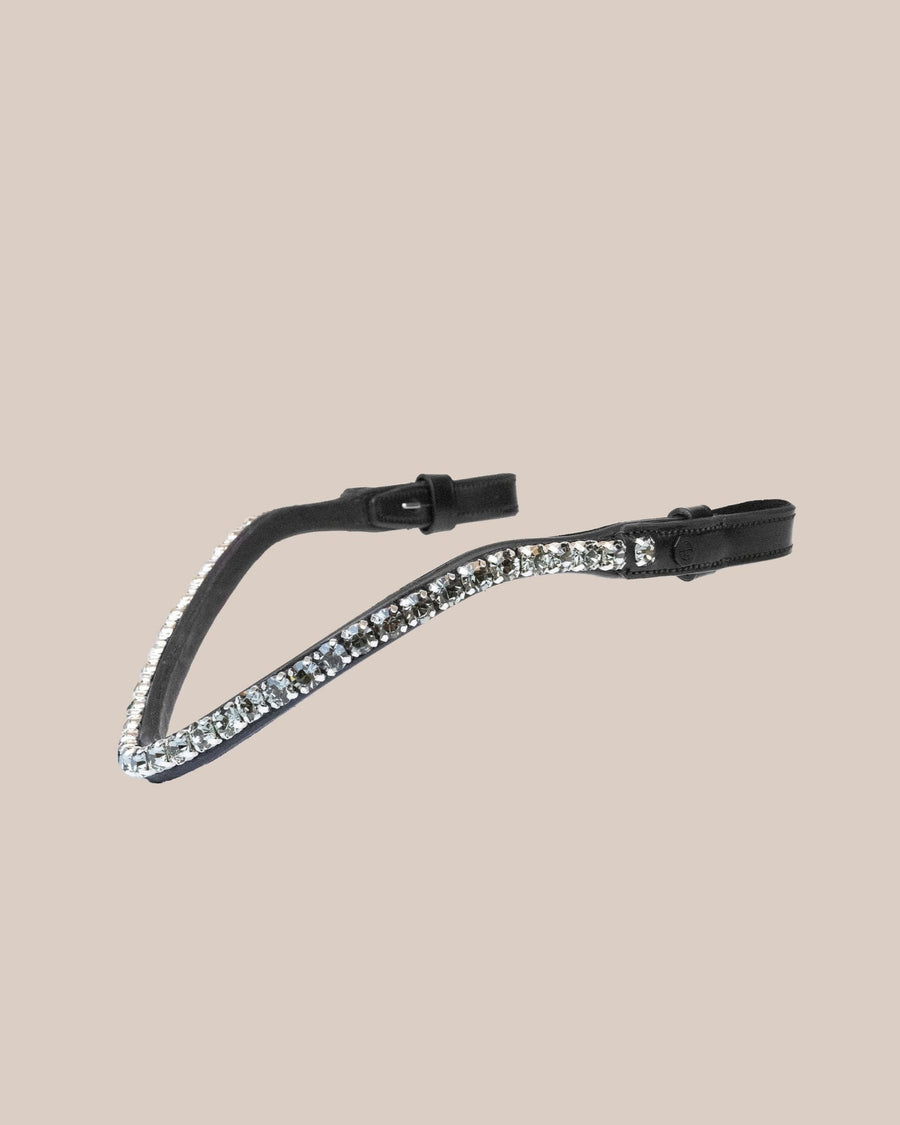 BROWBAND | BLACK DIAMOND, 8 MM | BLACK No. 53