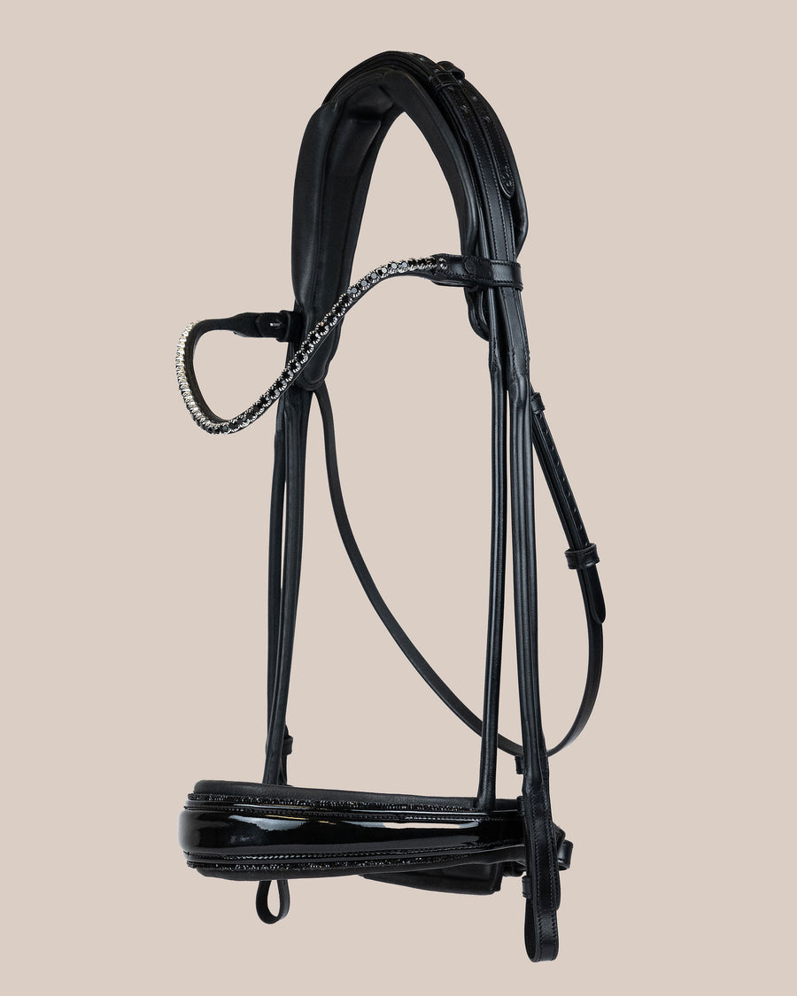 KANDAR | LACKIERT - KRISTALLE | SCHWARZ Nr. 03