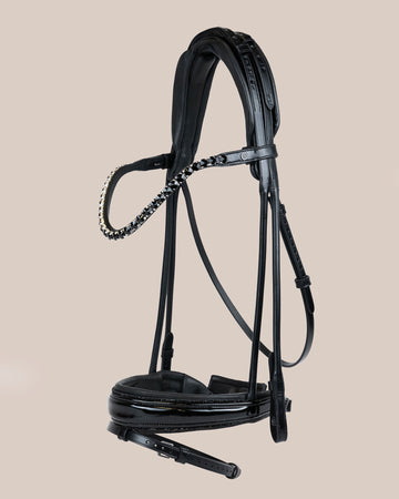 TRÄNS | LACKAD - CRYSTALS | SVART Nr. 10