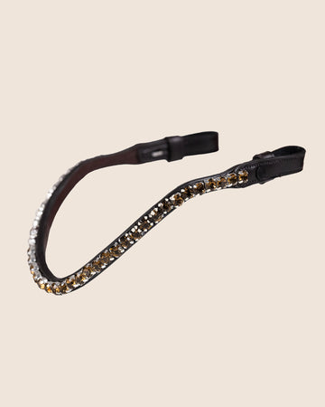 BROWBAND | SMOKED TOPAZ, 8 MM | BROWN No. 53