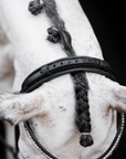NOSEBAND 4A | FLAT LACQUERED DROPPED | BLACK