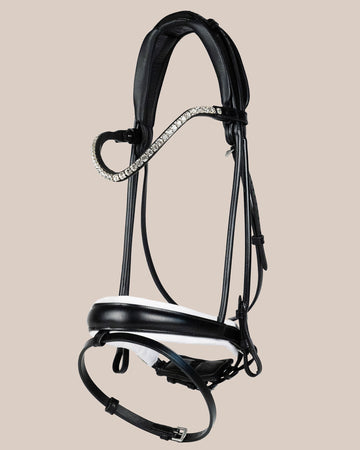 BRIDLE | LACQUERED WHITE PADDING | BLACK No. 02