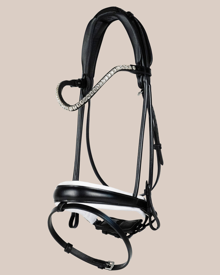 BRIDLE | WHITE PADDING | BLACK No.10